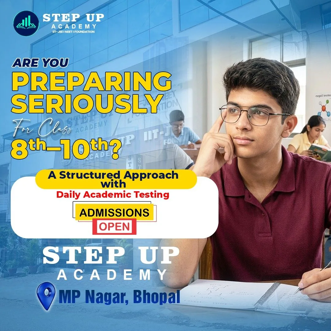 Step Up Academy Bhopal | Best Foundation Classes 8th–10th in MP Nagar