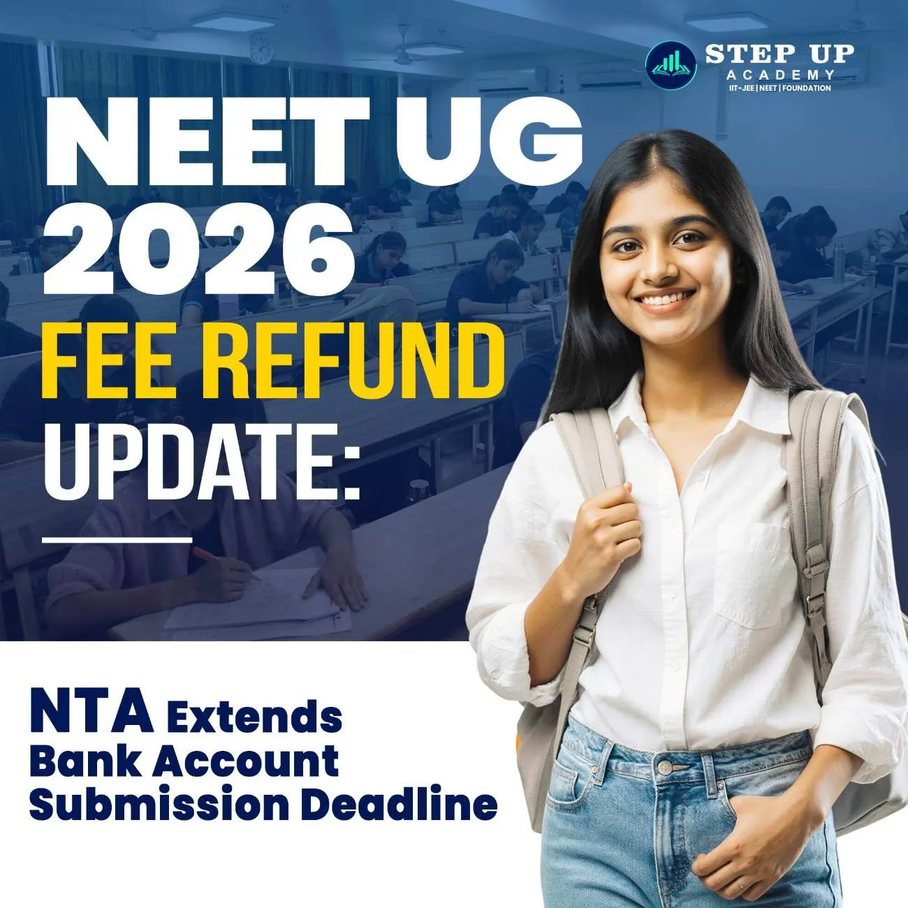 NEET UG 2026 Fee Refund Deadline Extended