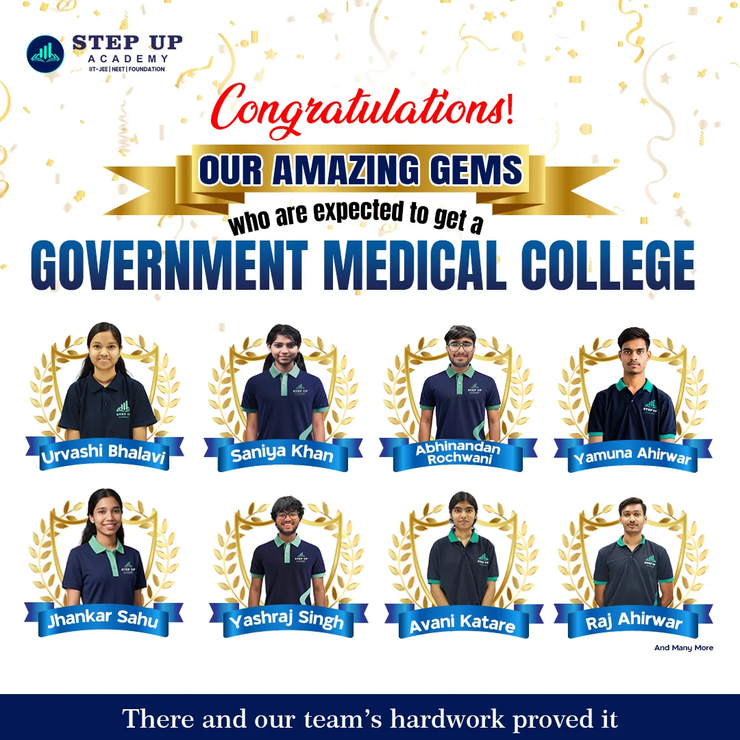 NEET 2026 Results | Our Amazing Gems Expected to Secure Government Medical Colleges | Step Up Academy Bhopal