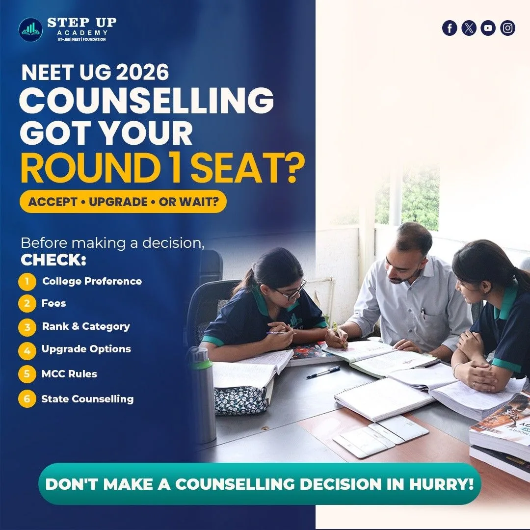 NEET 2026 Counselling: Accept, Upgrade or Wait After Round 1?